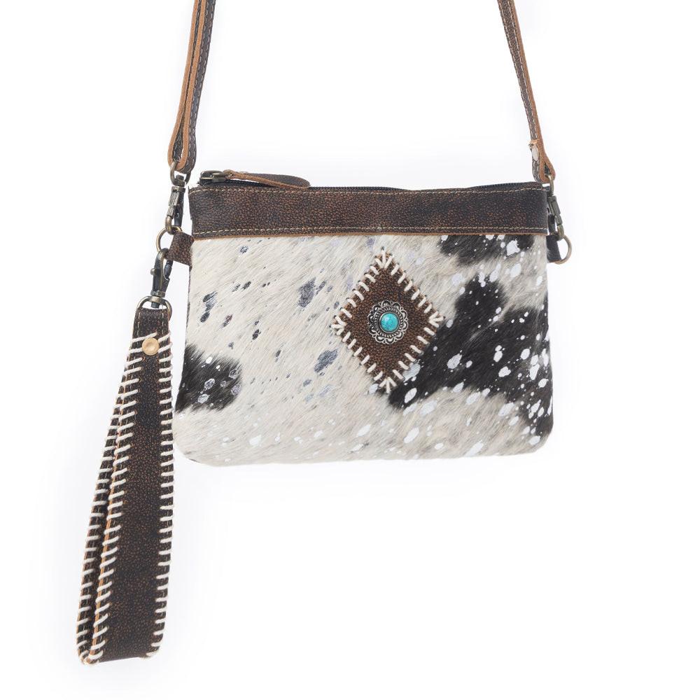 Eye of the Goddess Crossbody Bag in Black