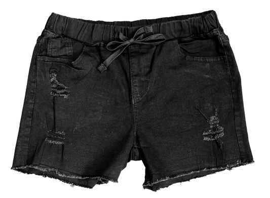 Cut-Off-Shorts – Schwarz – Southern Couture