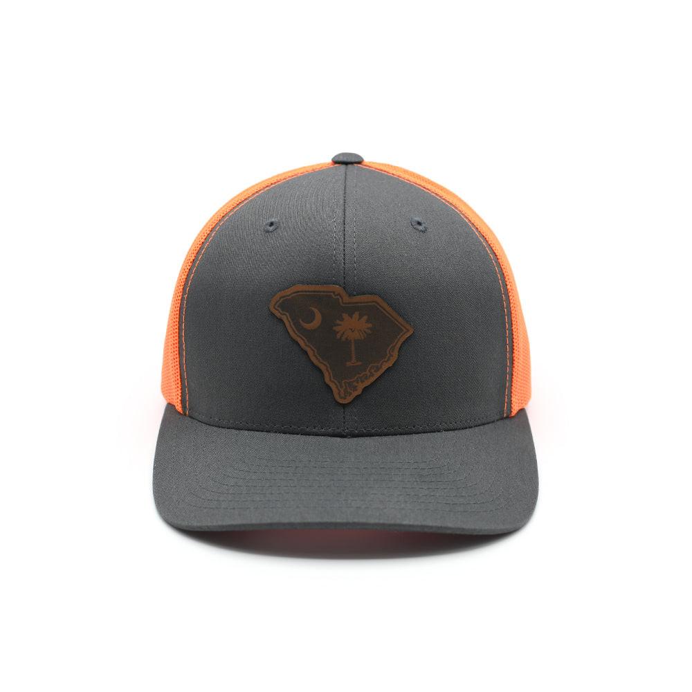SC State Flag Leather Patch Hat