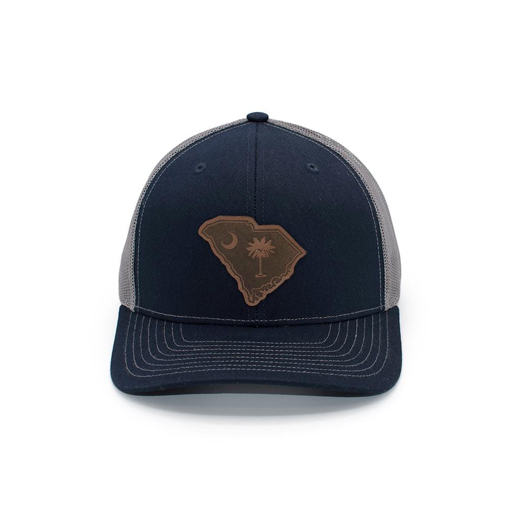 SC State Flag Leather Patch Hat