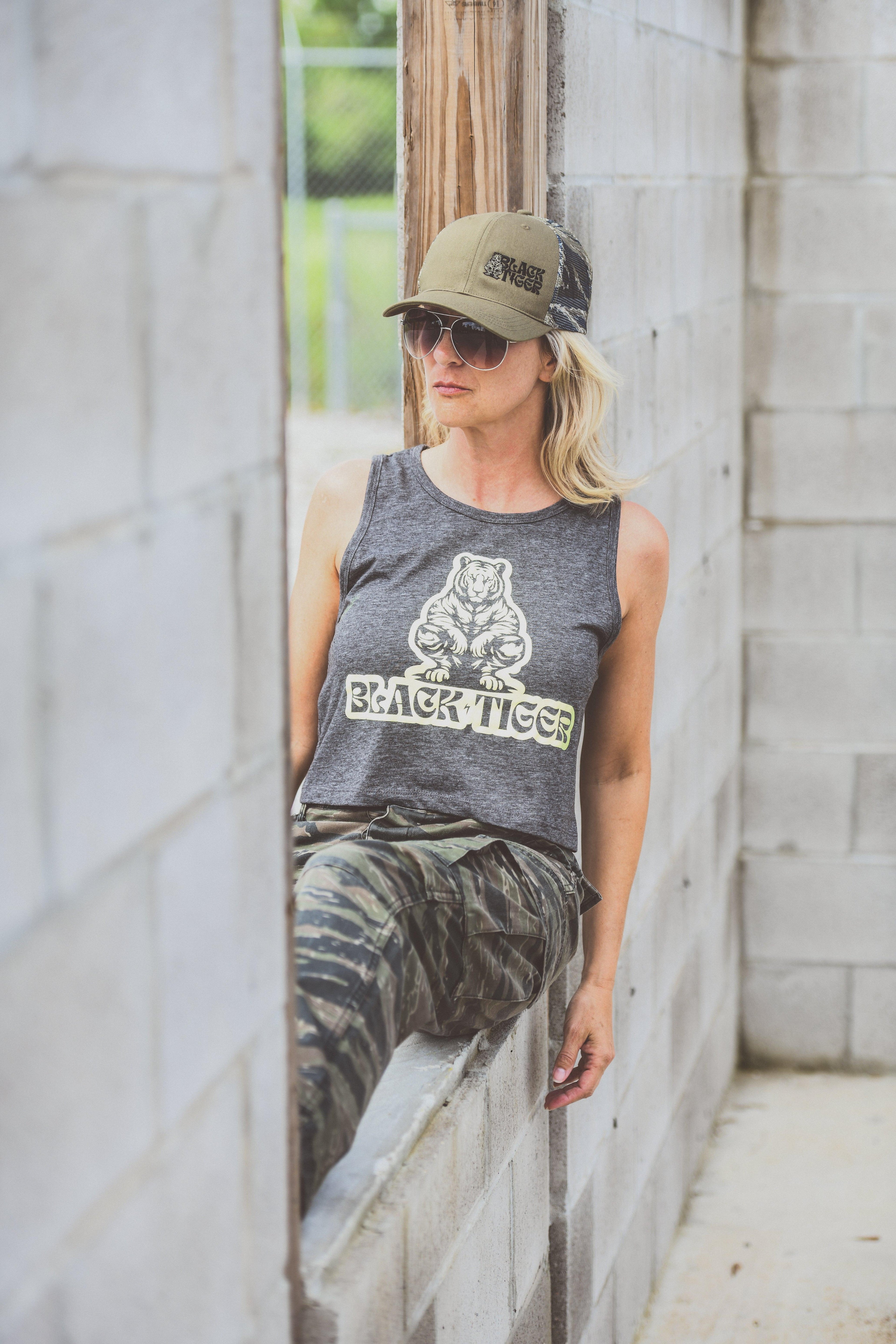 Black Tiger Tiger Stripe Hat