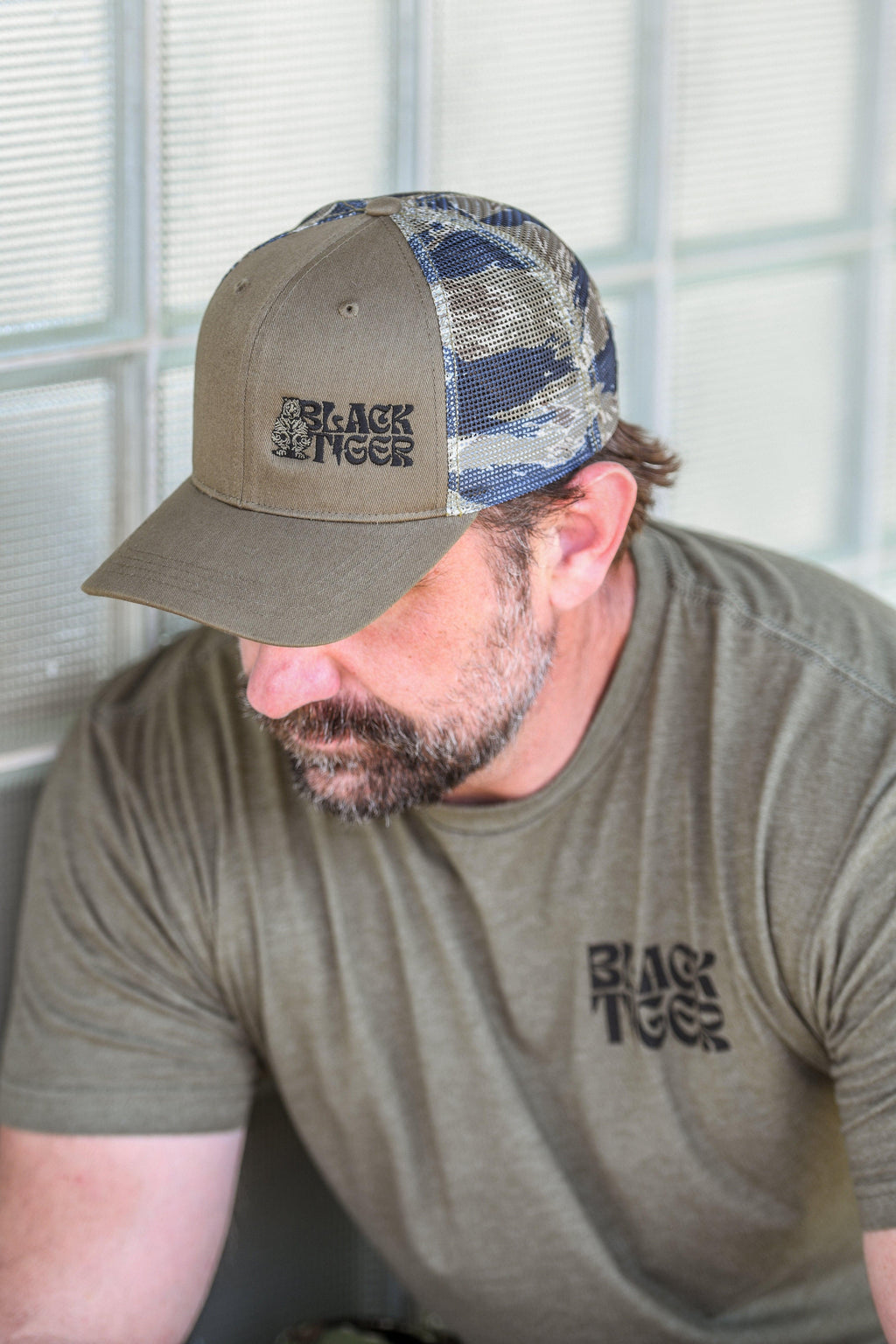 Black Tiger Tiger Stripe Hat