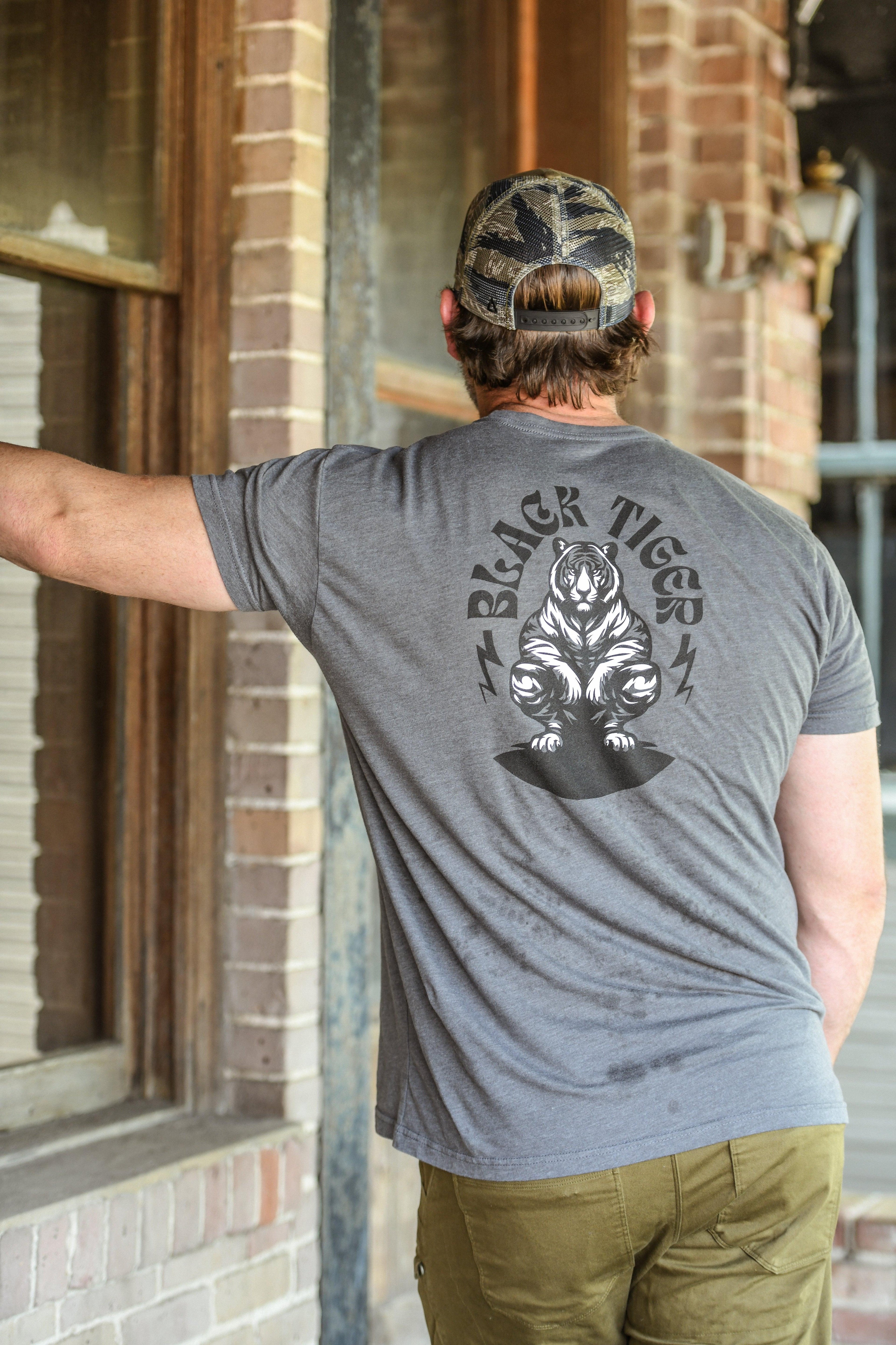 Black Tiger Logo Tee Shirt