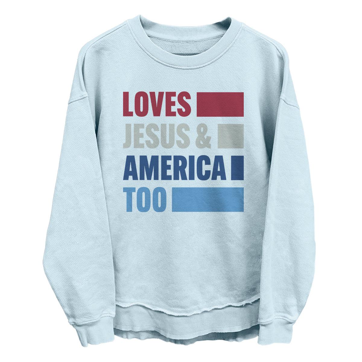 Liebt Jesus & Amerika Zu Dreist (Vorderseite)