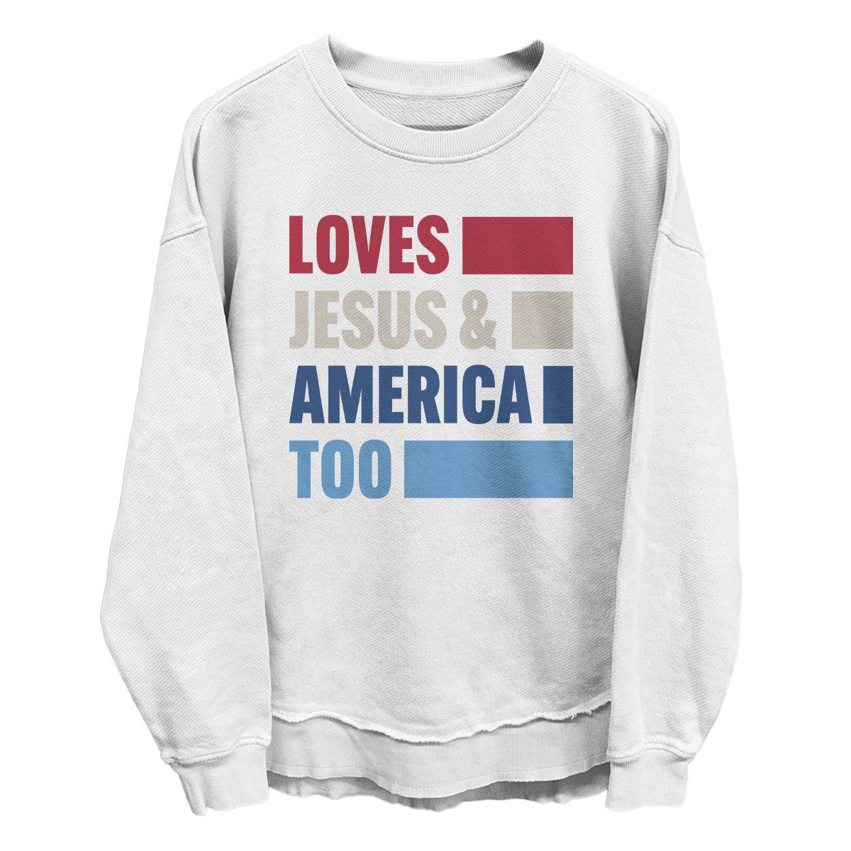 Liebt Jesus & Amerika Zu Dreist (Vorderseite)
