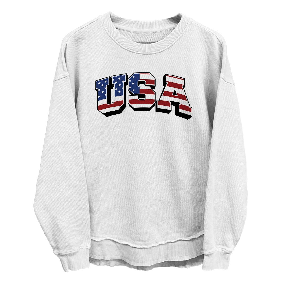 USA Flag Beschriftung (Vorderseite)
