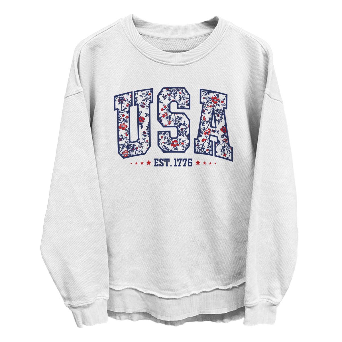 USA Floral Est 1776 (Vorderseite)
