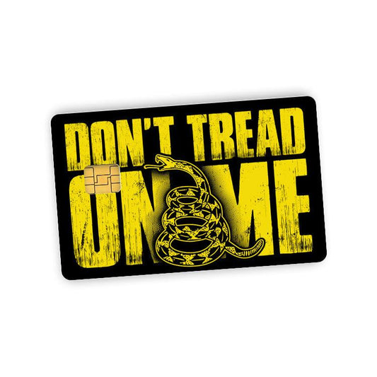Don't Tread On Me Kreditkarten-Skin-Aufkleber