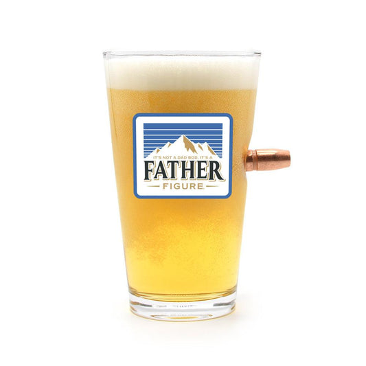 Vaterfigur – 50-Cal-Pint-Glas