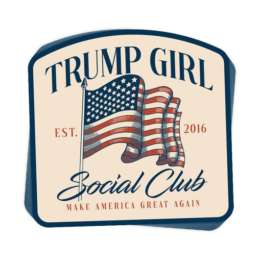 Trump Girl Social Club Aufkleber