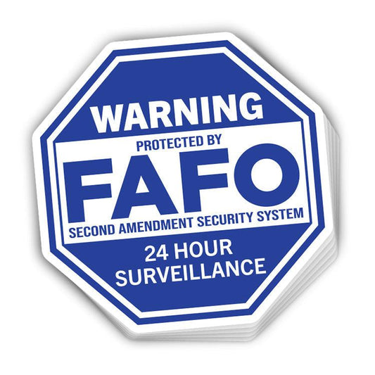FAFO Second Amendment Sicherheitssystem-Aufkleber