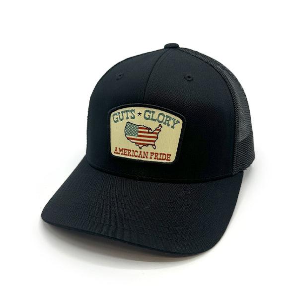 Guts Glory American Pride Gewebter Aufnäher Hut