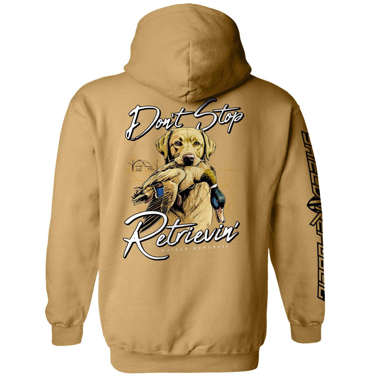 Don't Stop Retrievin Gelber Labrador
