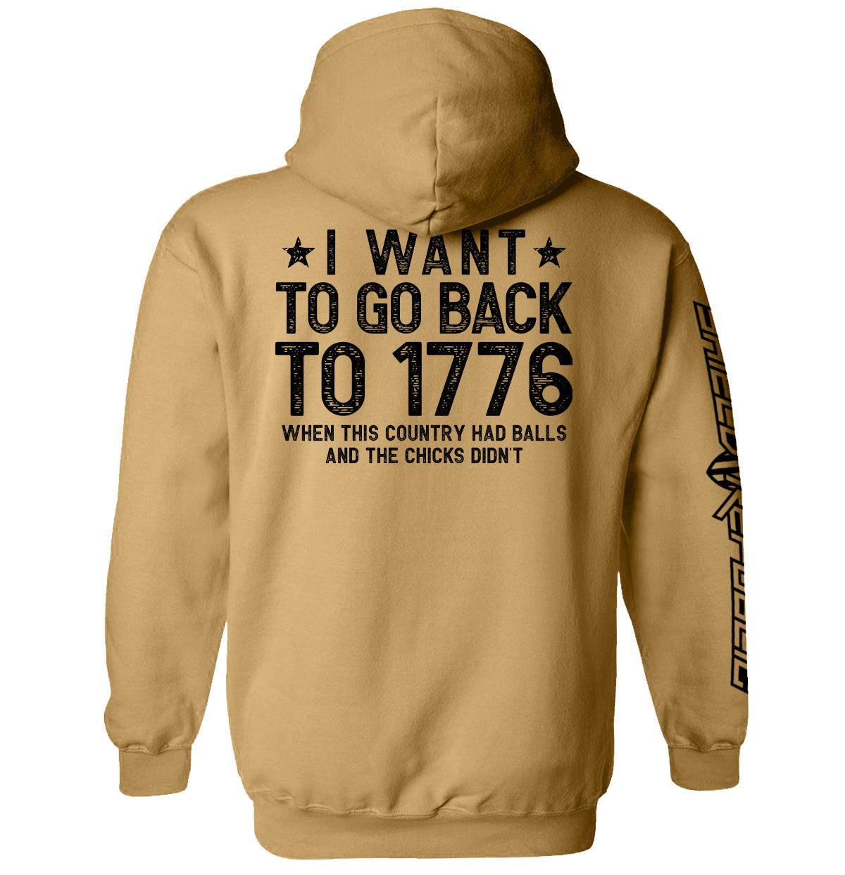 Ich möchte ins Jahr 1776 zurückreisen