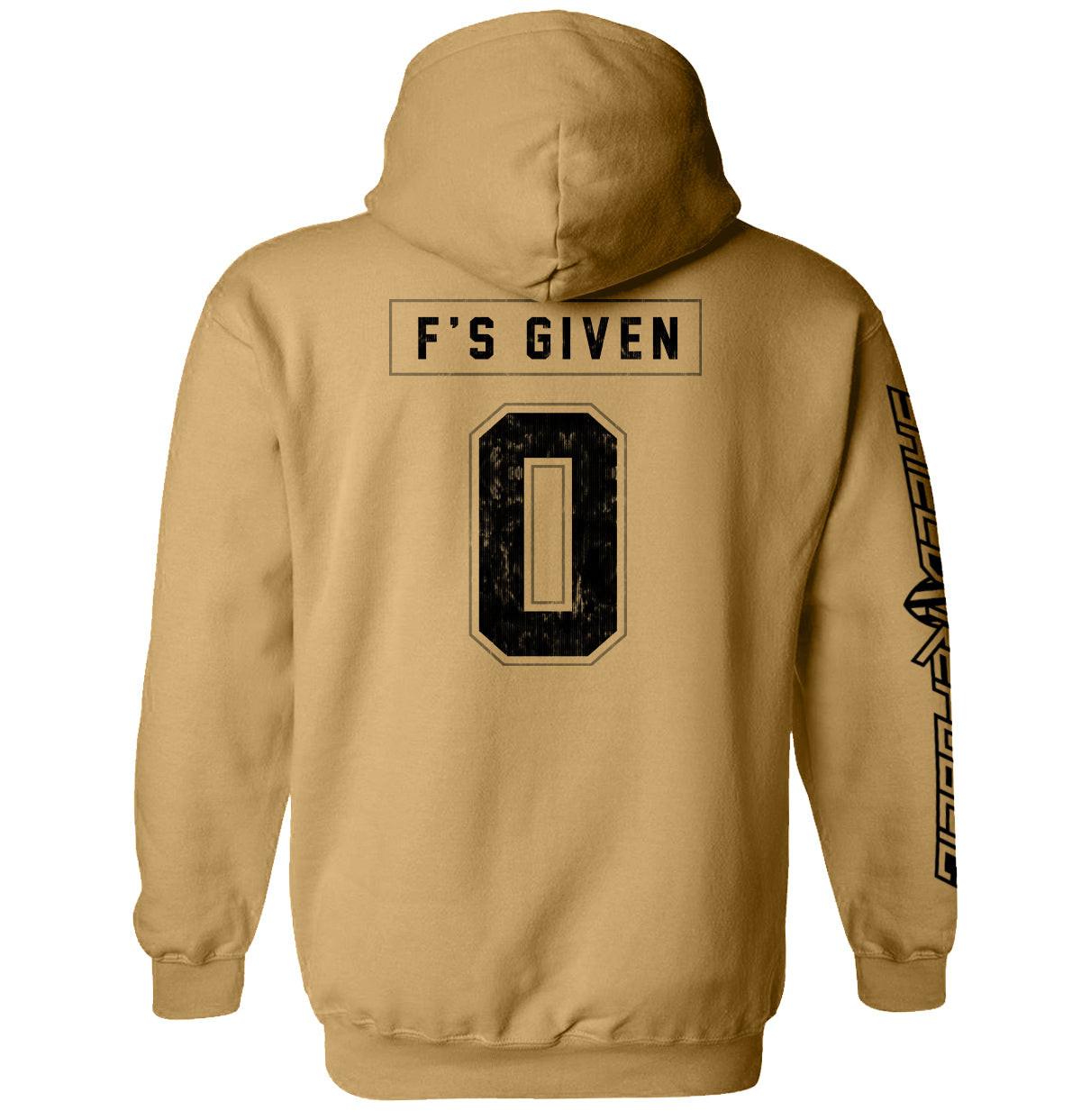 Trikot mit der Aufschrift „Zero F's Given“