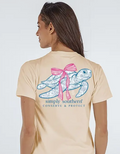 TURTLE TRACKER WITH BOW - ROSES SUN - Short Sleeve Tee - #SIMPLYSOUTHERN