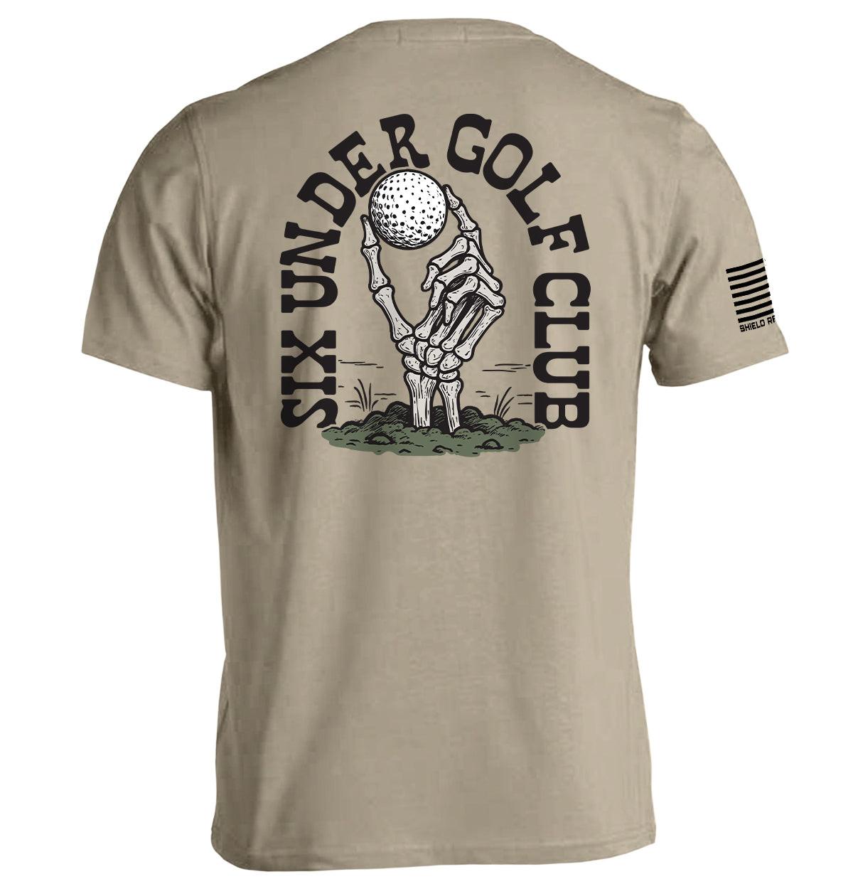 Golfschläger Six Under (Rückenaufdruck)