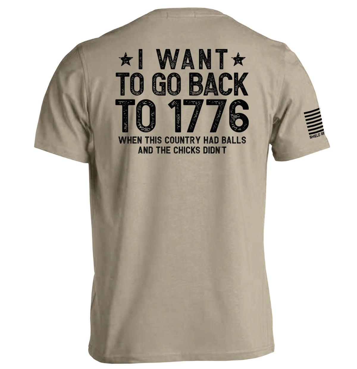 Ich möchte ins Jahr 1776 zurückreisen