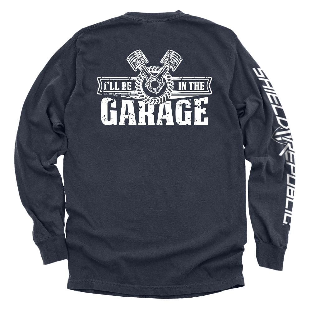 Ich bin in der Garage