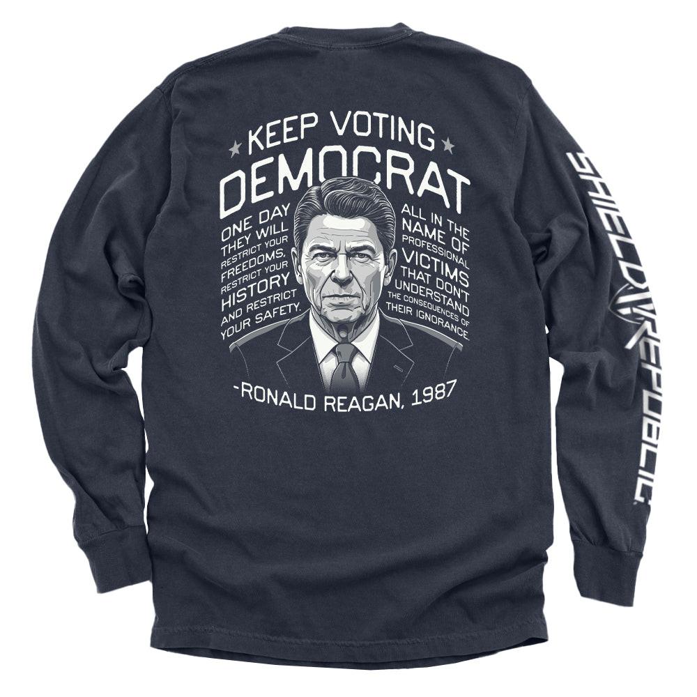 Wählt weiterhin Demokraten, Ronald Reagan
