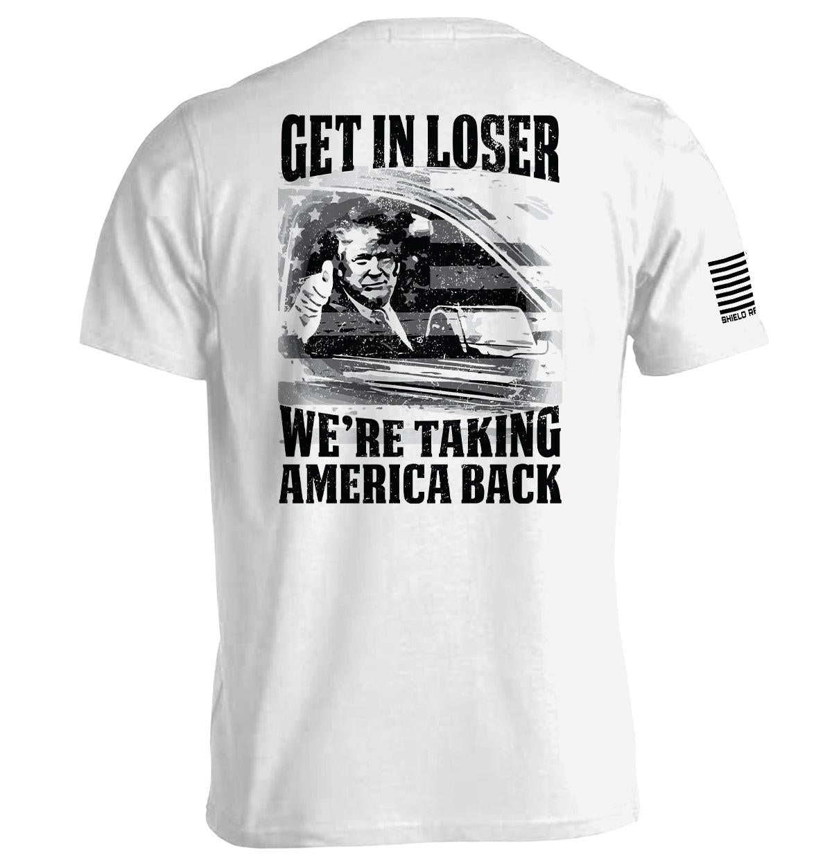 Steig ein, Verlierer, wir holen uns Amerika zurück