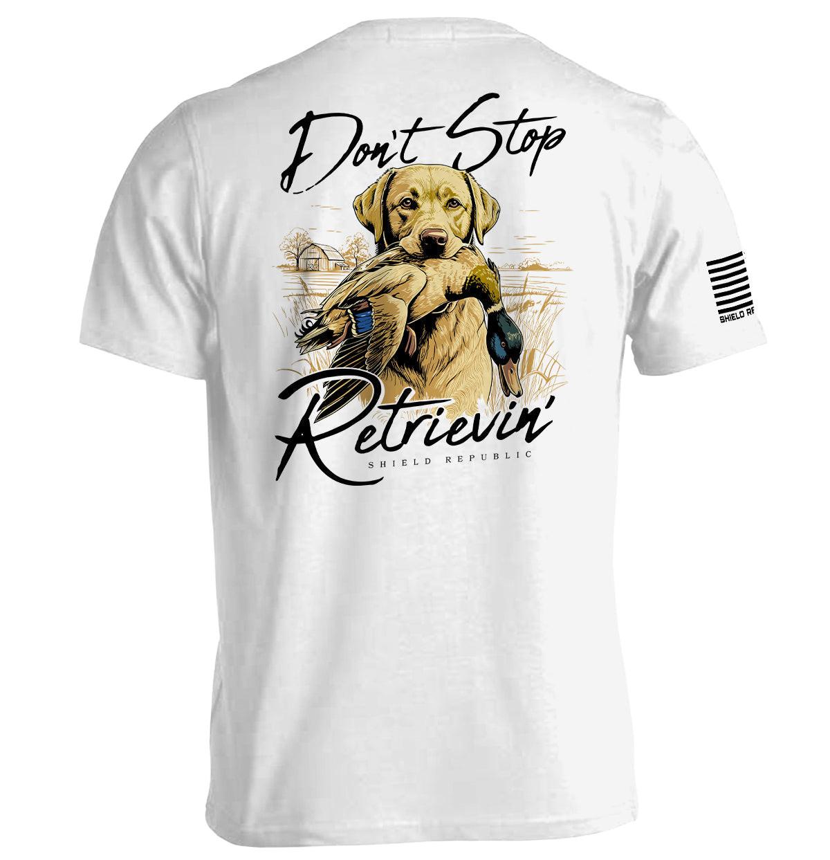 Don't Stop Retrievin Gelber Labrador