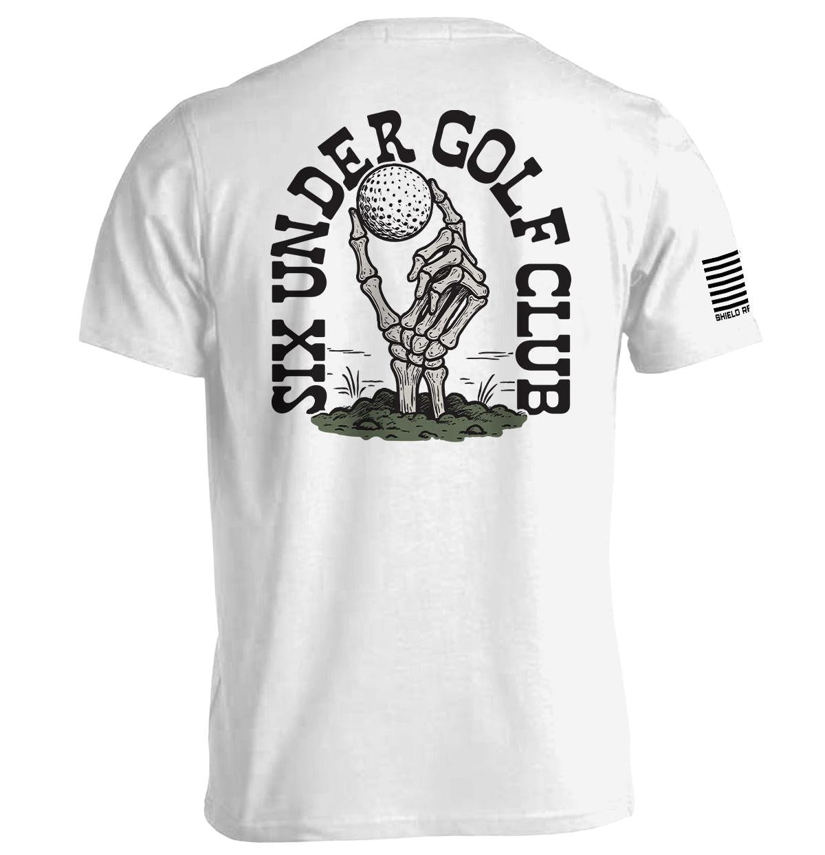 Golfschläger Six Under (Rückenaufdruck)