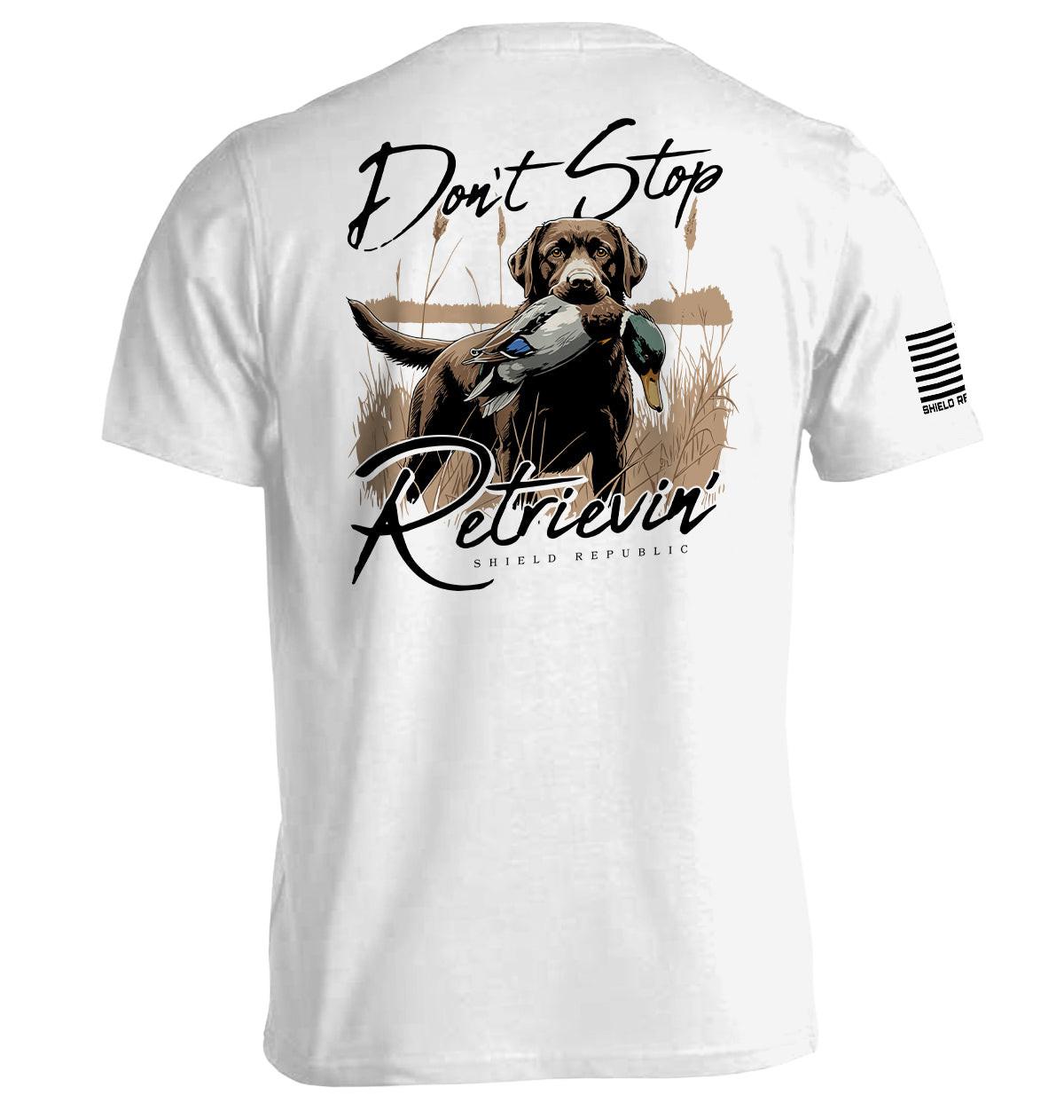 Don't Stop Retrievin' Schokoladen-Labrador