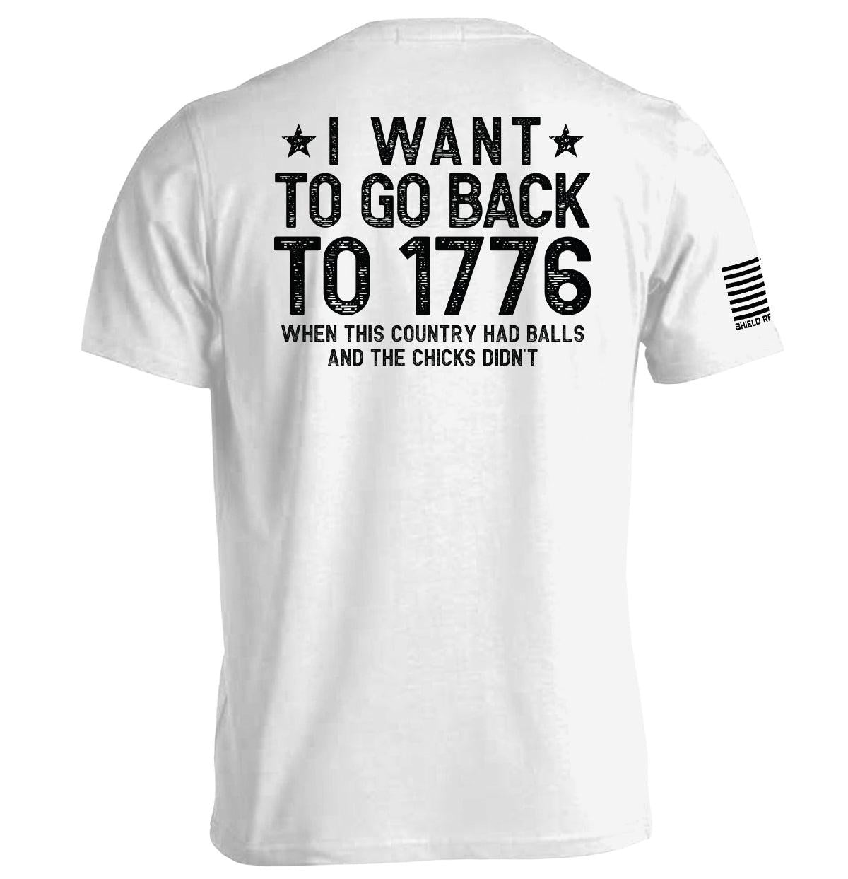 Ich möchte ins Jahr 1776 zurückreisen