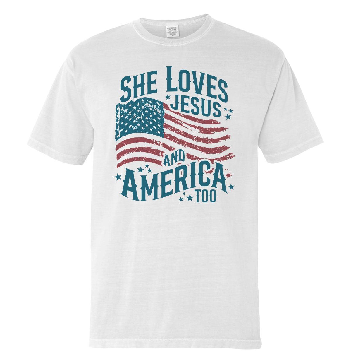 Sie liebt Jesus und Amerika auch (Vorderseite)