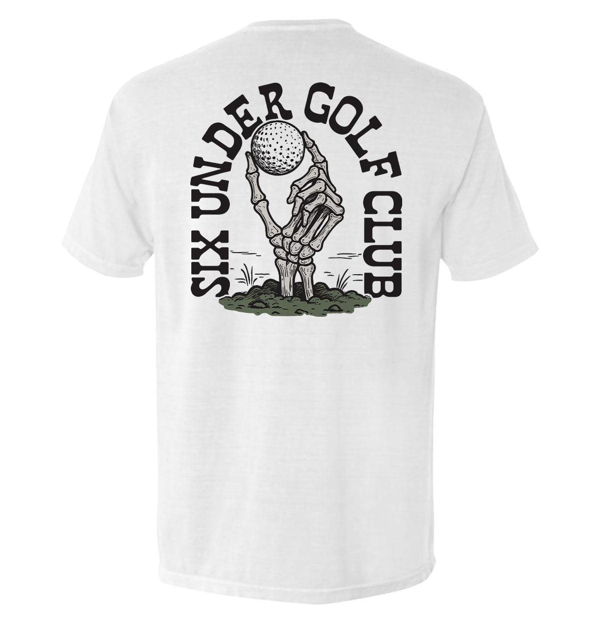 Golfschläger Six Under (Rückenaufdruck)