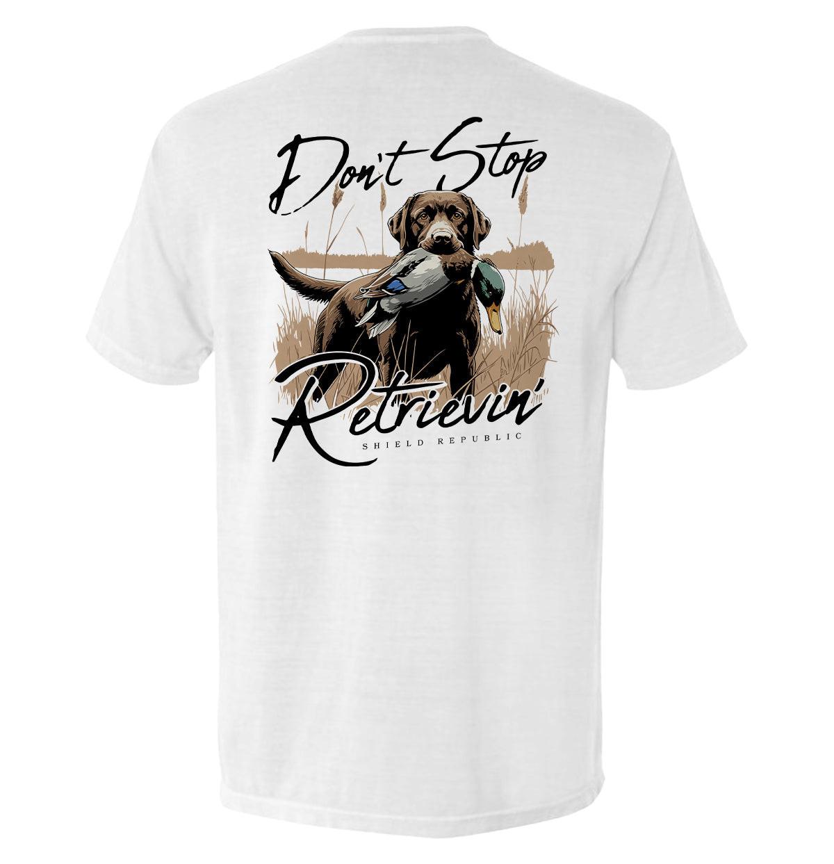 Don't Stop Retrievin' Schokoladen-Labrador