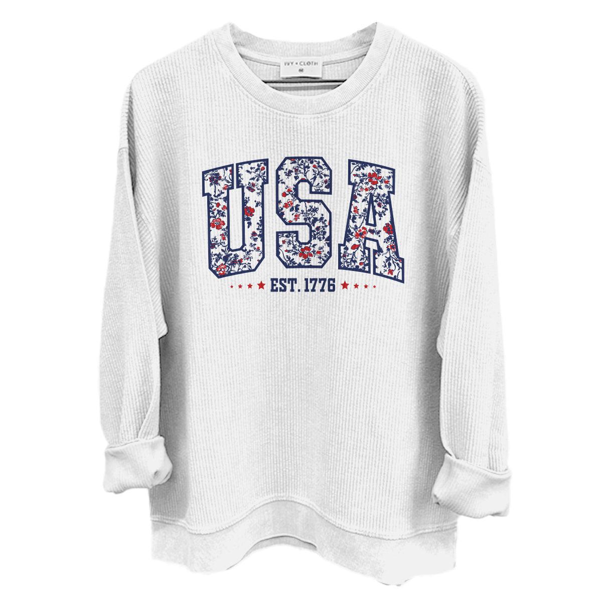 USA Floral Est 1776 (Vorderseite)