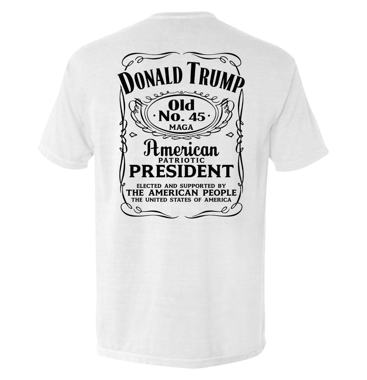 Donald Trump Old No. 45 Etikett