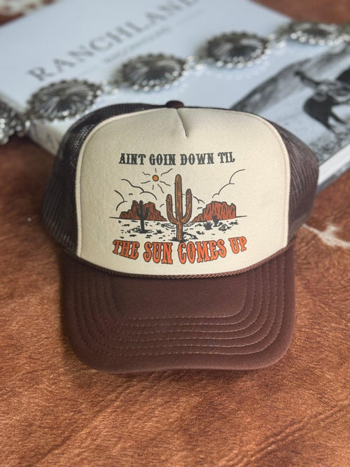 Ain't Going Down Trucker-Cap