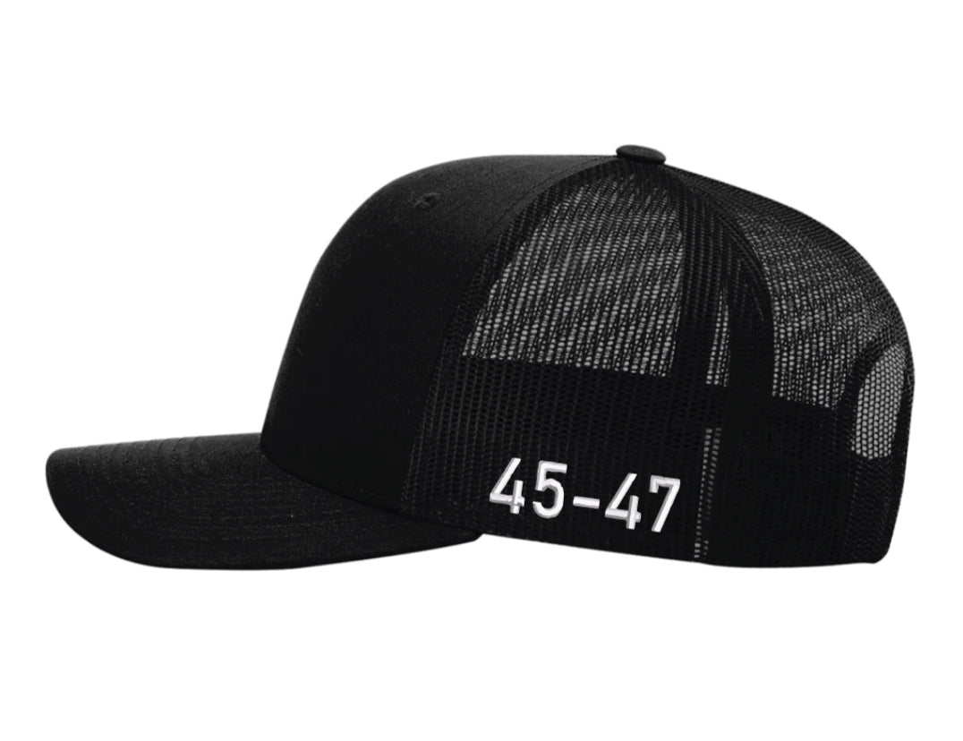 TRUCKER - D.O.GE. Schwarz m/Roter Mütze