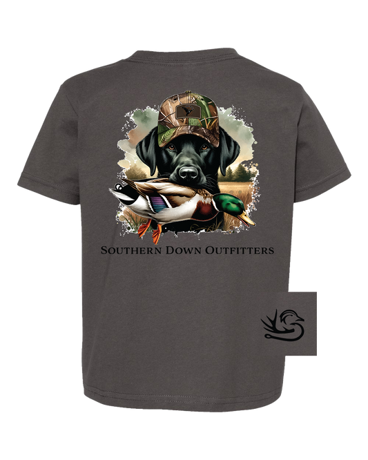 Ente Hut Hund Kleinkind Southern Down Outfitters Kurzarm-T-Shirt