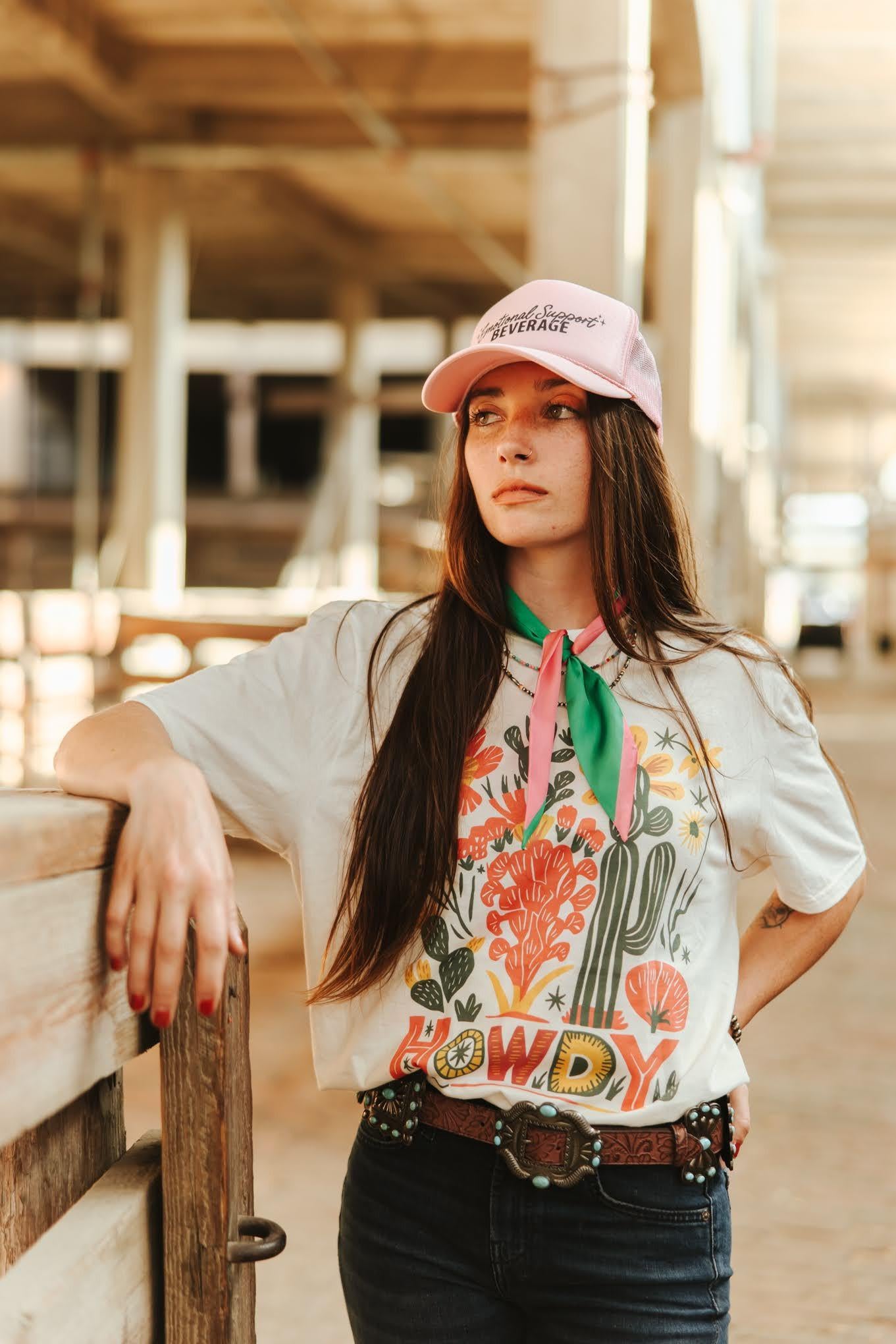 Desert Bloom Howdy Graphic Tee