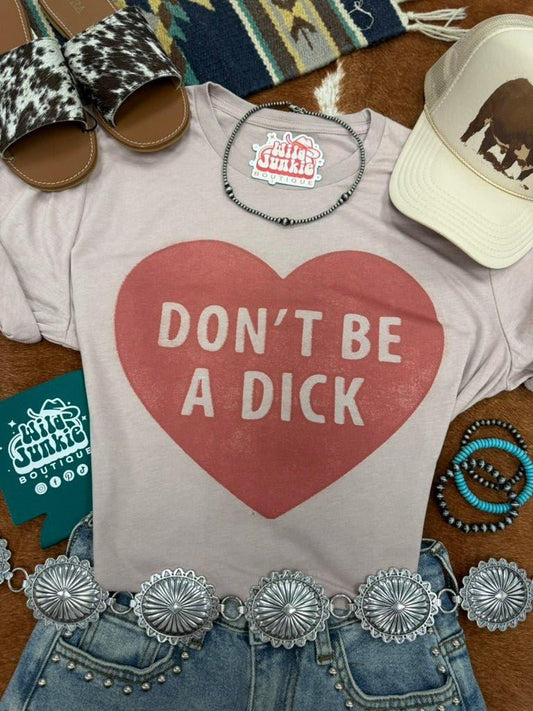 Grafik-T-Shirt „Sei kein Idiot“