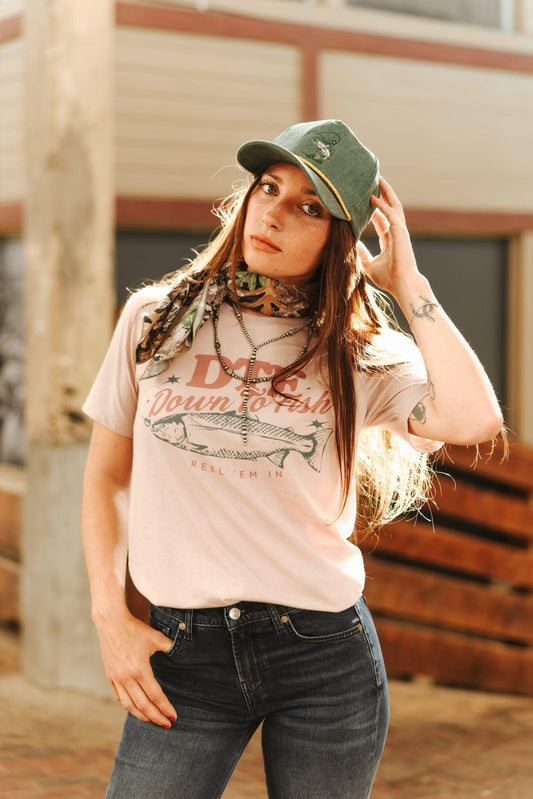Down To Fish Grafik-T-Shirt