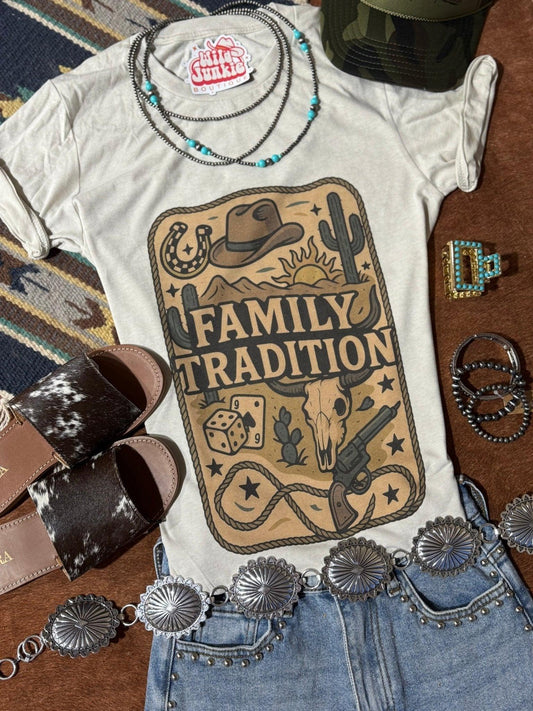 Grafik-T-Shirt mit Familientradition
