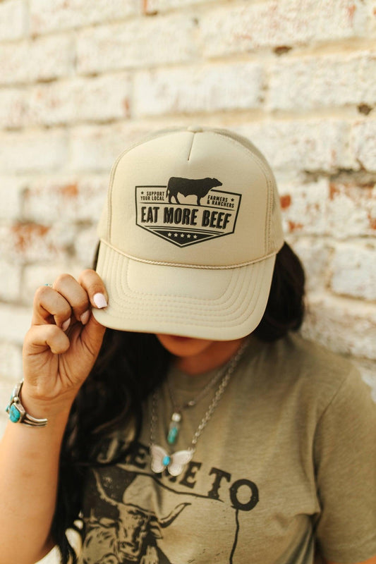 Landwirte & Viehzüchter essen mehr Rindfleisch Trucker Hat