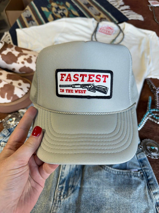 Fastest in the West Aufnäher Trucker Cap
