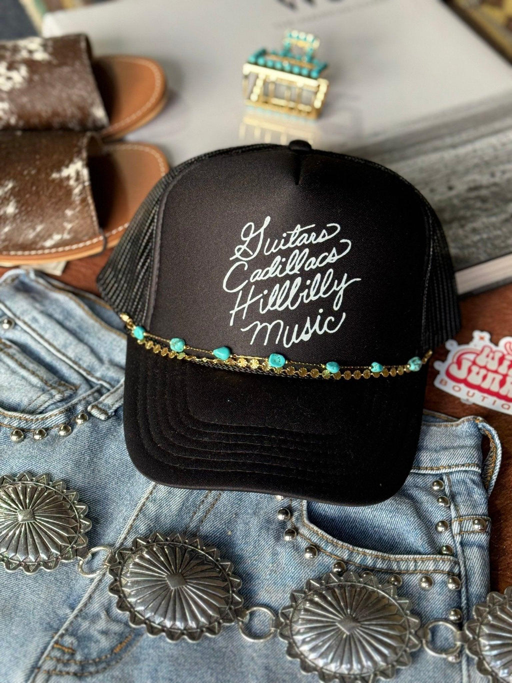 Guitars Cadillacs Trucker Hat