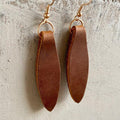Genuine Leather Drop Earrings