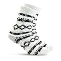 White Fox Patterned Sock