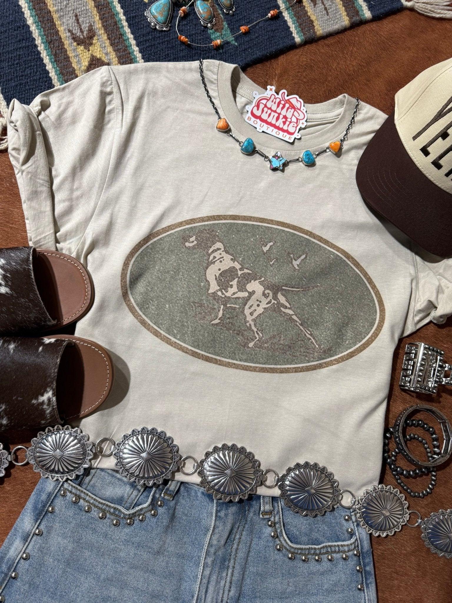 Western Hunt Dog Graphic Tee