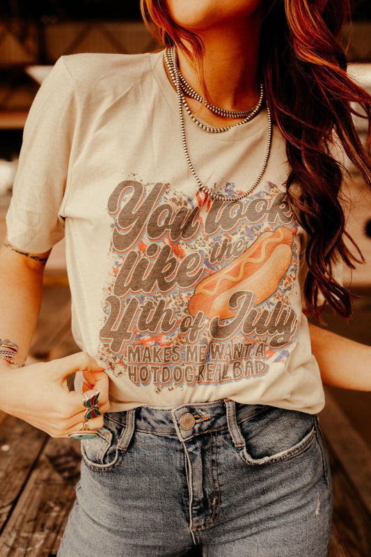 You Look Like the 4th of July Grafik-T-Shirt